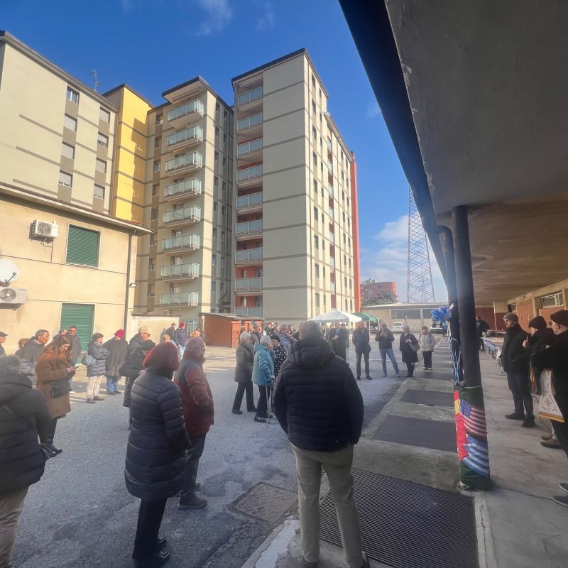 Inaugurazione palazzi di Via Meroni e Buonarroti